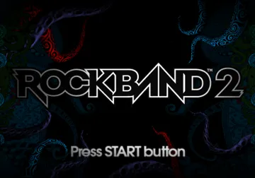 Rock Band 2 screen shot title